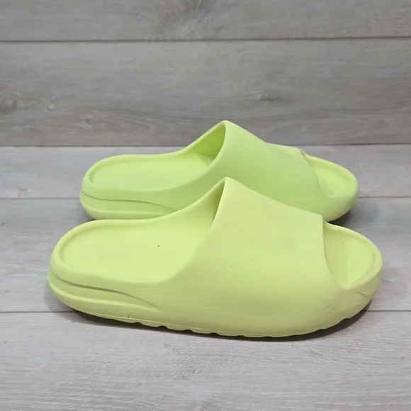 adidas gazelle silver green womens Adidas Yeezy Slide 'Flax' Grade-School – DTLR main image 1